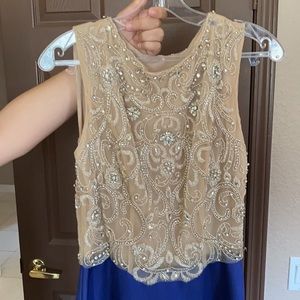 ‼️‼️SALE ALERT ‼️‼️ Beautiful gem stone dress royal blue dress